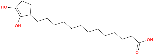 Dihydroxy 2 cyclopentene 1 tridecanoic acid